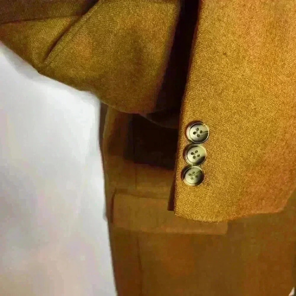 Studiosuits Hand Crafted Melange Rust Tweed Jacket Blazer Mens 44” 100% Wool - Picture 4 of 10